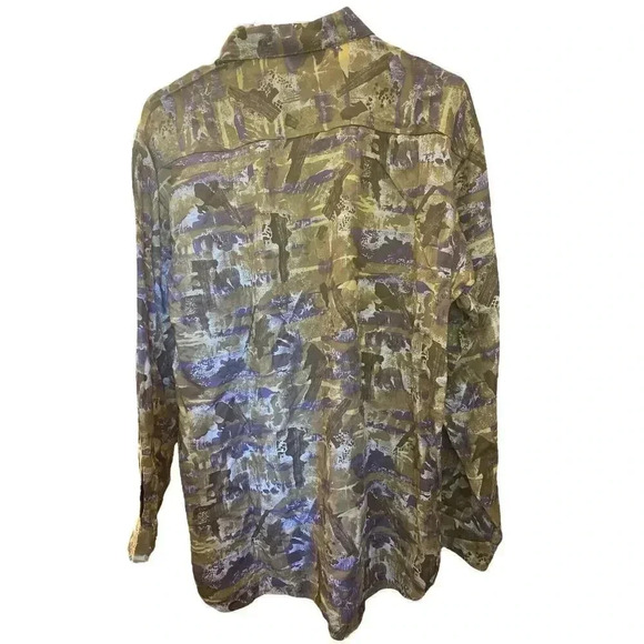 EVAN PULL SIZE XL BUTTON DOWN DRESS SHIRT MADE IN ITALY - Picture 3 of 3